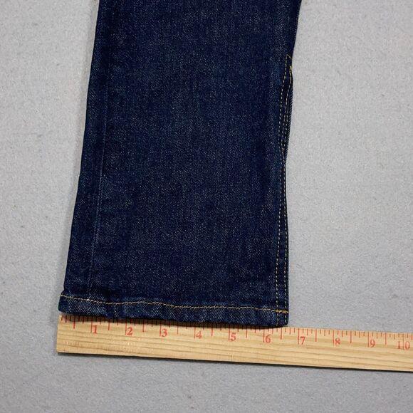 Anthropologie x Pilcro Jeans Women 27 The Split High-Rise Straight Dark Wash - Picture 4 of 14